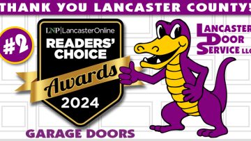 Lancaster Door Service Earns Second Place in LNP Readers’ Choice Awards!